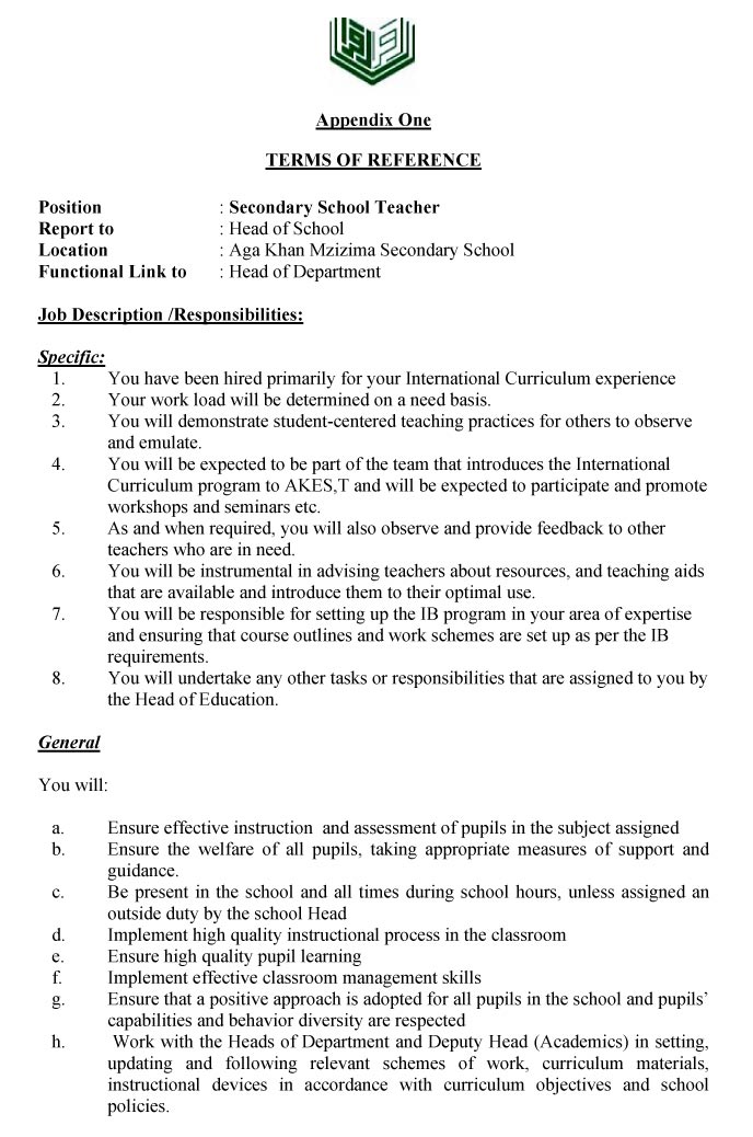 AKES,T Contract Terms of Reference page 1 The first page of the terms of reference of the contract with AKES,T